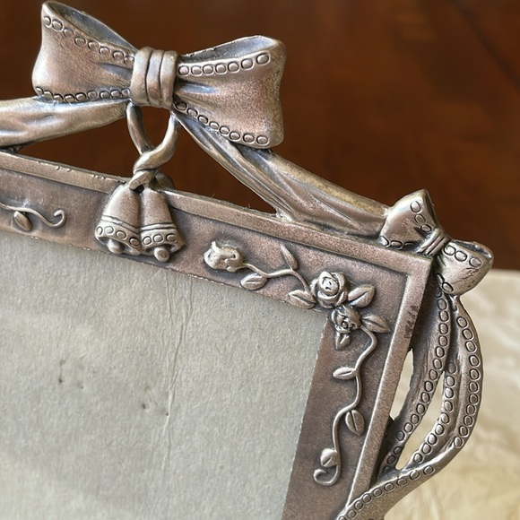 Baby child play Teddy bears 5”x3.5” pewter picture frame - Picture 2 of 7